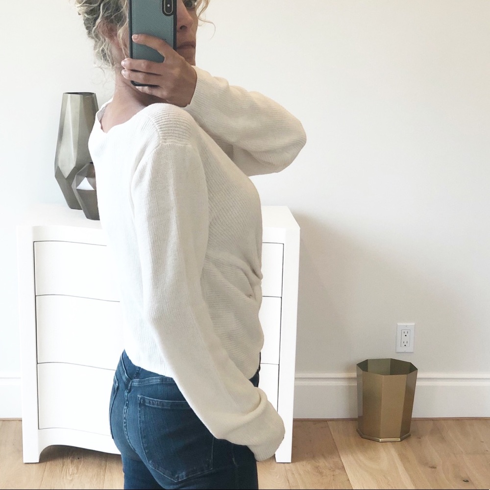WESTLAKE Long Sleeve Twist Knot Sweater - Picture 6 of 6